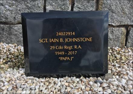 Sgt. Iain Johnstone 29 Commando Regt. RA