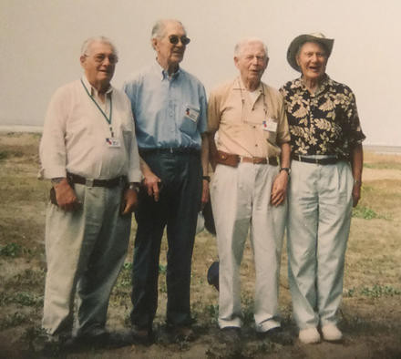 No.5 Cdo Veterans return to Burma - Bill Moore, Jimmie Grahame, John Wall, Robert Taylor