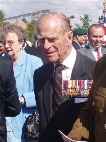 HRH The Duke of Edinburgh who was Captain General Royal Marines until recently