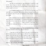 Laycock letter to Tommy (paddy) Sleith  No.9 Commando