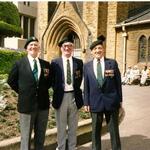 Tommy Sleith (centre) and. two others  in Fort William