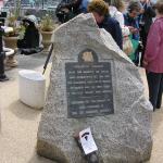 Operation Chariot memorial stone