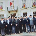 47RM Commando 'Y' Troop veterans at Normandy - 49th anniversary