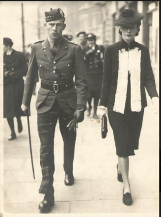 Lt. Jack Cameron Short with his wife Stella