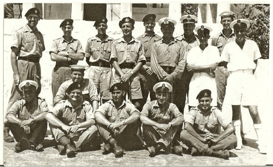 Sgt Norman Frederick (Ben) Lyon (front and 3rd from right), Malta 1957-59