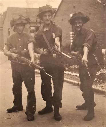 Fred Newby (left) and 2 others late 40s