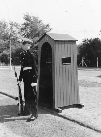 Recruit Sentry Main Gate CTCRM on ‘Meet the Marines’ Day