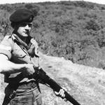 Cpl David Prichard with .303” Lee Enfield.