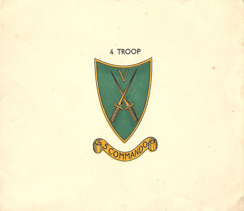 No. 5 Commando 4 Troop Christmas Card