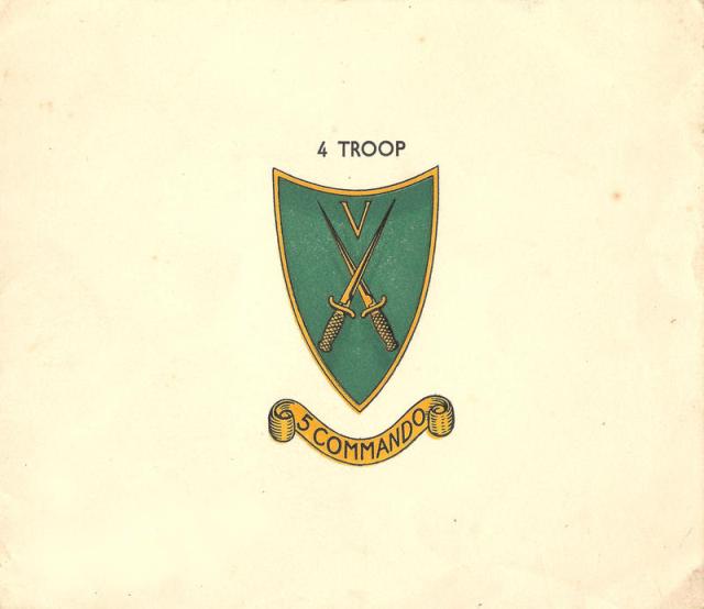 No. 5 Commando 4 Troop Christmas Card