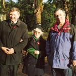 Bill Harvey, Janet Bishop & Stephen Unwin