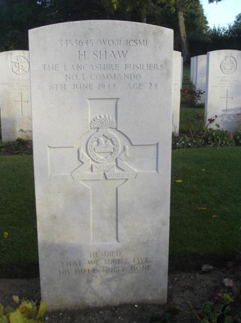 Warrant Officer Harry Shaw