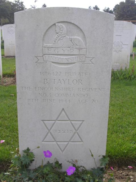 Private Bernard Tuchmann (served under the name  B. Taylor)