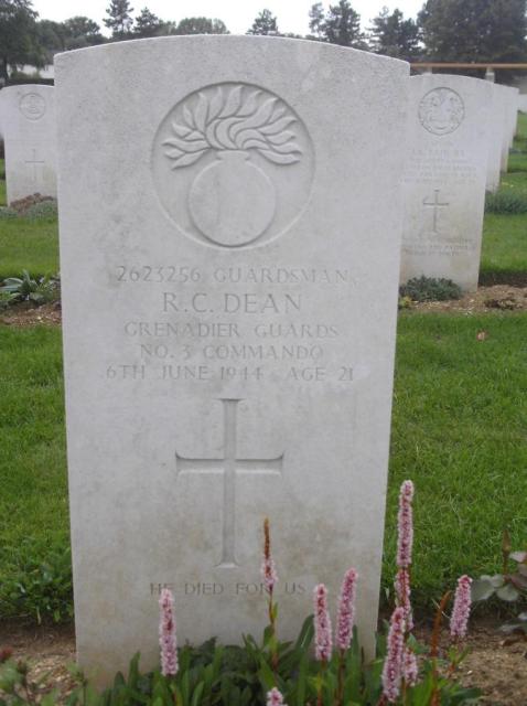 Guardsman Ronald  Cyril Dean