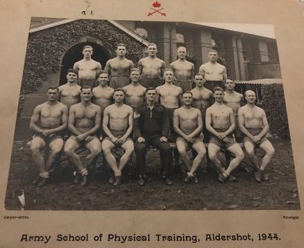 John Willis-Jones PTI, Aldershot 1944