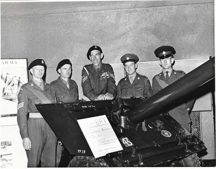 Sgt. Peter Foulger (tall and centre), TA 1963