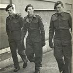 Nk, Bryan Woolnough (centre), John Morgan (right), 2 Special Service Brigade Signals.