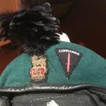 Green beret of Lt. Donald Bayley Long MC, No.9 Commando