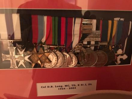Medals of Colonel Donald Bayley Long MC, TD, KStJ, DL