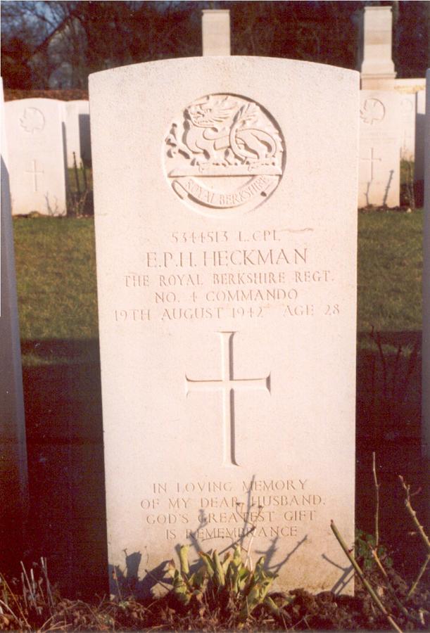 Lance Corporal Edward Heckman