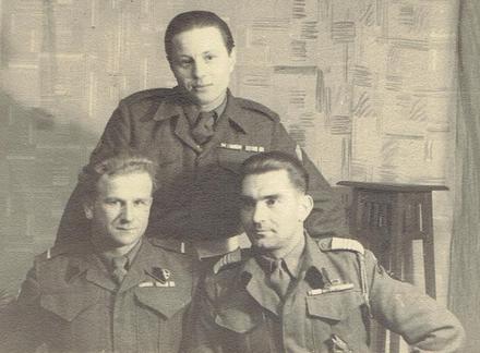 Antoni Kubalok 6 (Polish) Troop (front right) and 2 unknown