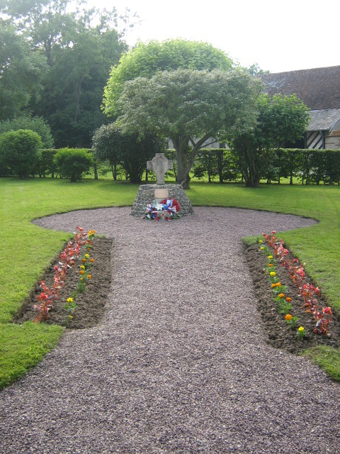 Present location of the monument to No.4 Commando at Hauger