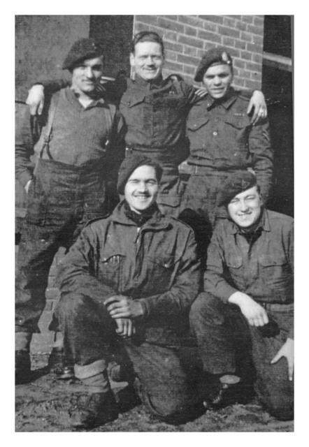 Stan Scott, Ivan Fennessey, Sgt Cassidy,Tucker Jennings and  Johnny Johnson