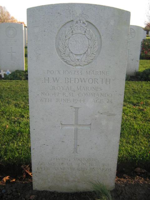 Marine Horace Bedworth