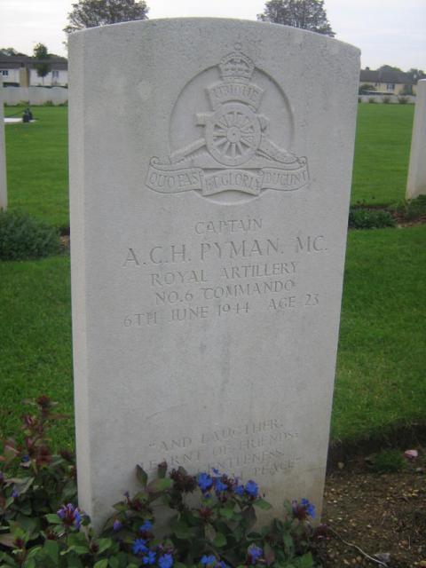 Captain  Alan Pyman MC