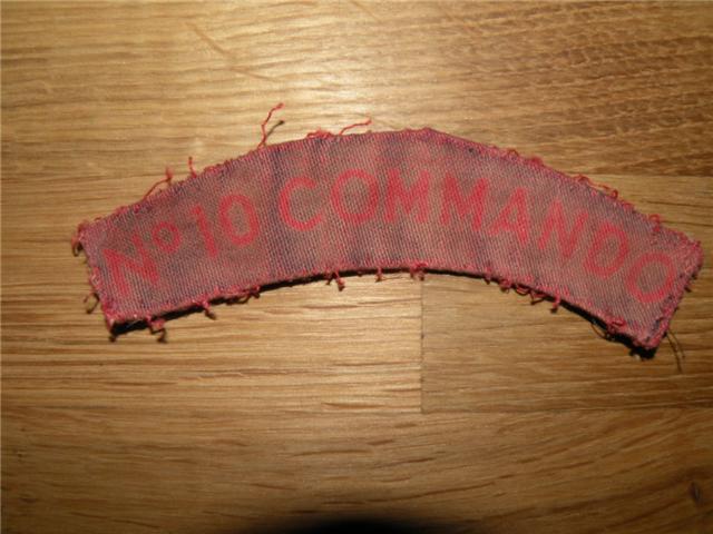 No10 (IA) Commando Shoulder title