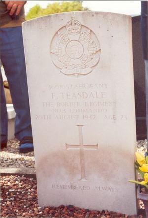 Sergeant Fred Teasdale