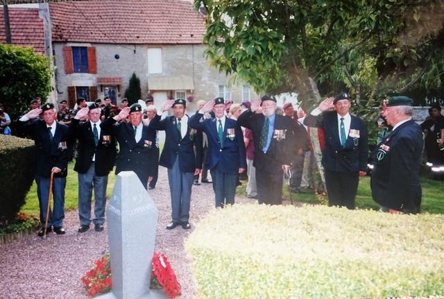 Veterans at Amfreville 6 June 2003