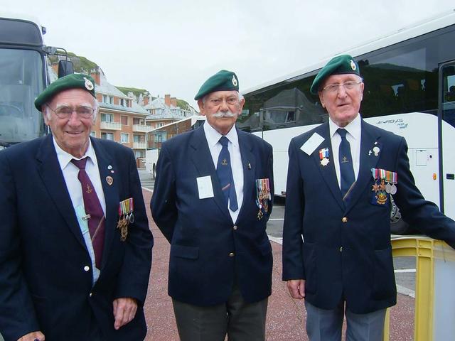 Fred Selby, John Lewis and Fred Rice "A" Commando