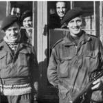 Captain Hunter Gray and  Sgt Pat Mullard, No. 4 Commando  2nd Nov 1944. Flessingue.