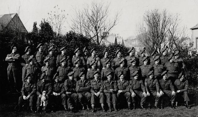 No.9 Commando troop at Criccieth circa 1941
