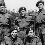 [l-r back] Shelley, Arlen, Saunders [l-r front] Stewart, W. Hepworth, No.10 (IA) Cdo. 3 troop