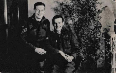 Sgt Matthew Younger and his pal Bill 16 June 1941 Egypt