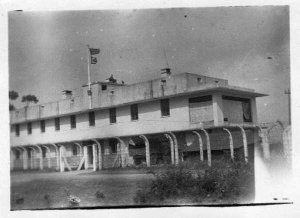 Blockhouse at HK - New Territories/Chinese border crossing 1945