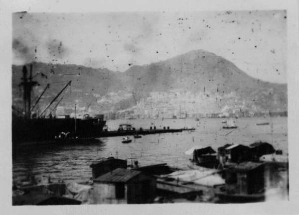 Hong Kong harbour 1945