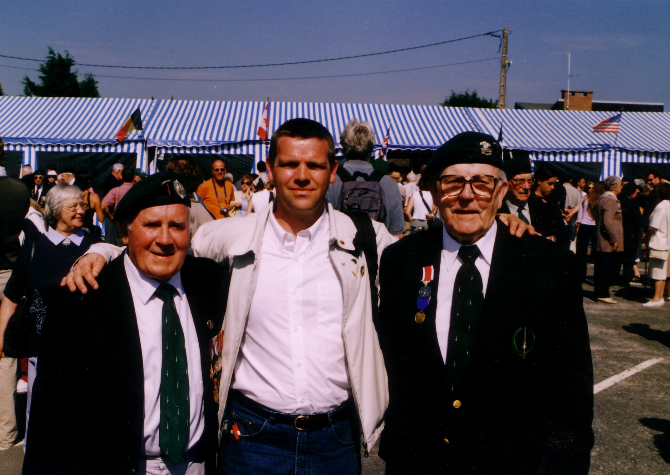 E. 'Jock' Falconer and  Larry Phillips with Stephane  June 2004