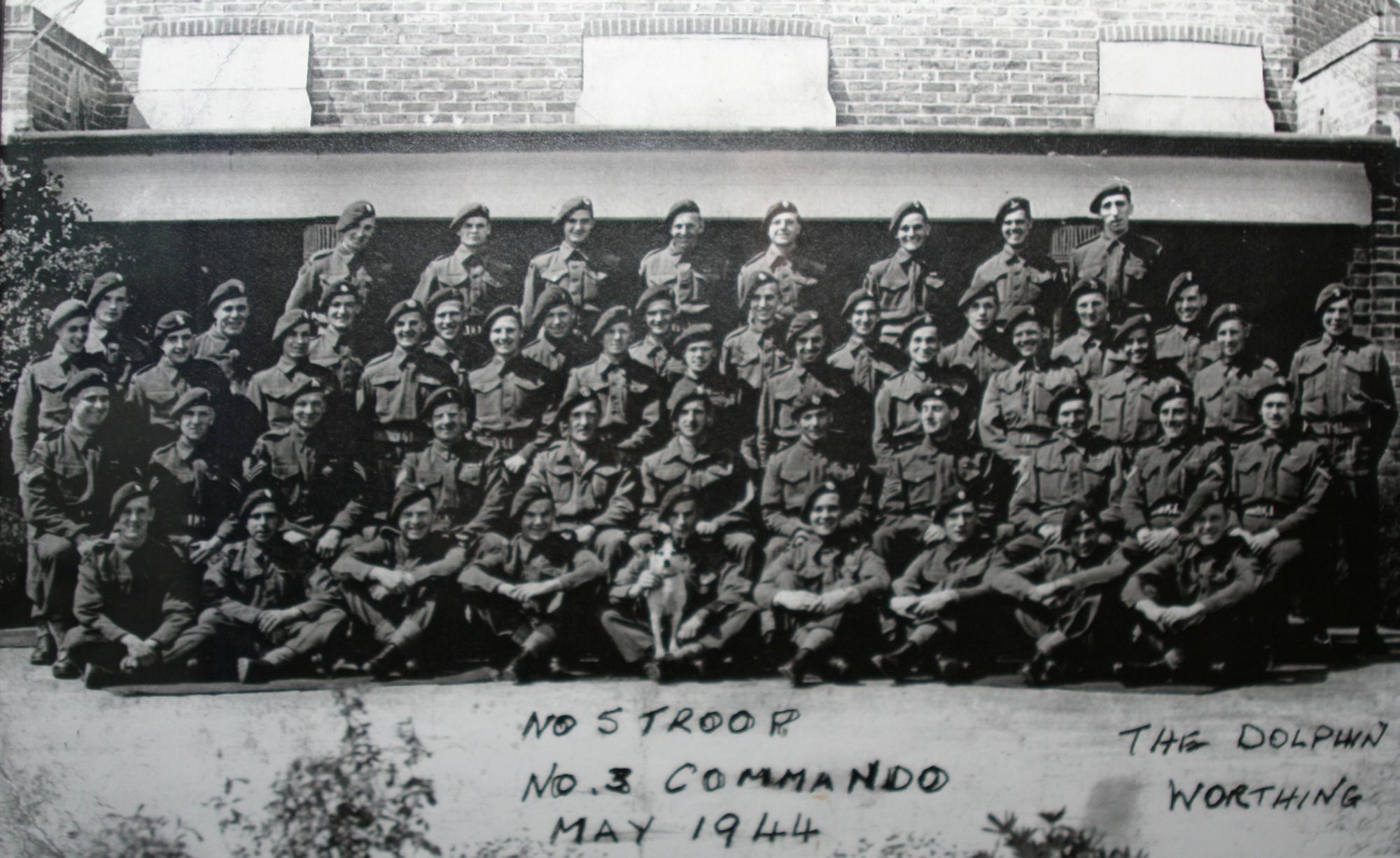No.3 Commando 5 troop, The Dolphin, Worthing, May 1944