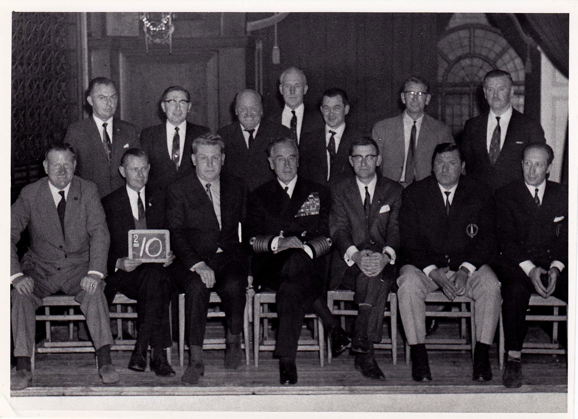 Lord Louis Mountabatten with No 10 Commando veterans 1968