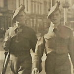 James Gardner No.9 Commando (right) and unknown