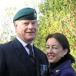 Lt Col Kevin Leslie de Val RM and his wife Barbara