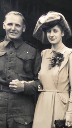 TSM Ray Beggs No.12 Commando and wife Margaret (nee Sands)