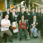 Commando Veterans at the  cenotaph service 1988