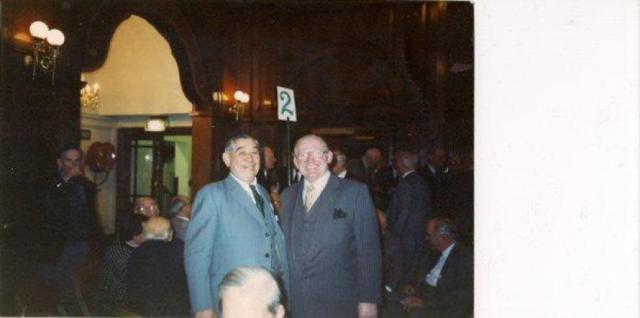 Ron Chung (No.12 Cdo) and Tom Heard  (No.2 Cdo) at a reunion