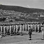 No.2 Commando on parade with 2 Bde... Vis 1944