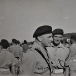 Capt. G.F. Whitfield No.2 Cdo and Maj. Gen R.G. Sturges G.O.C. Special Service Group