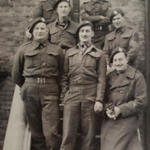 Geoff Knight, bottom right, and others from 41RM Commando